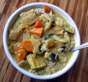 Papa G's vegan curry bowl