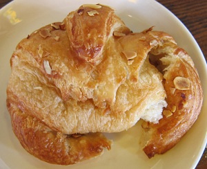 M Cafe vegan almond croissant