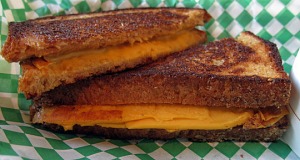Green's vegan grilled cheese special