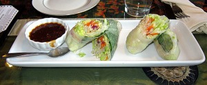 Ayothaya vegan garden rolls