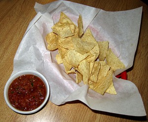 Tacos Locos chips and salsa