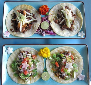 Tediberto's vegan and gluten-free tacos