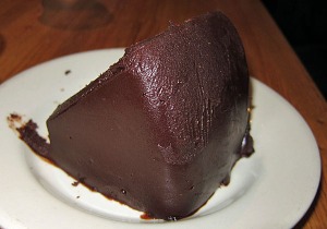 Mother's vegan Belgian chocolate cake